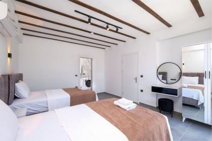 Villa Cocos Serinlik | Çalış Plajı'na Yürüme Mesafesinde Saunalı ve Jakuzili Lüks Tatil Villası (1673)
