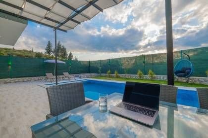 Villa Coşkun | Fethiye'de Çocuk Oyun Alanlı, Jakuzili ve Lüks Doğa Villası (1058)